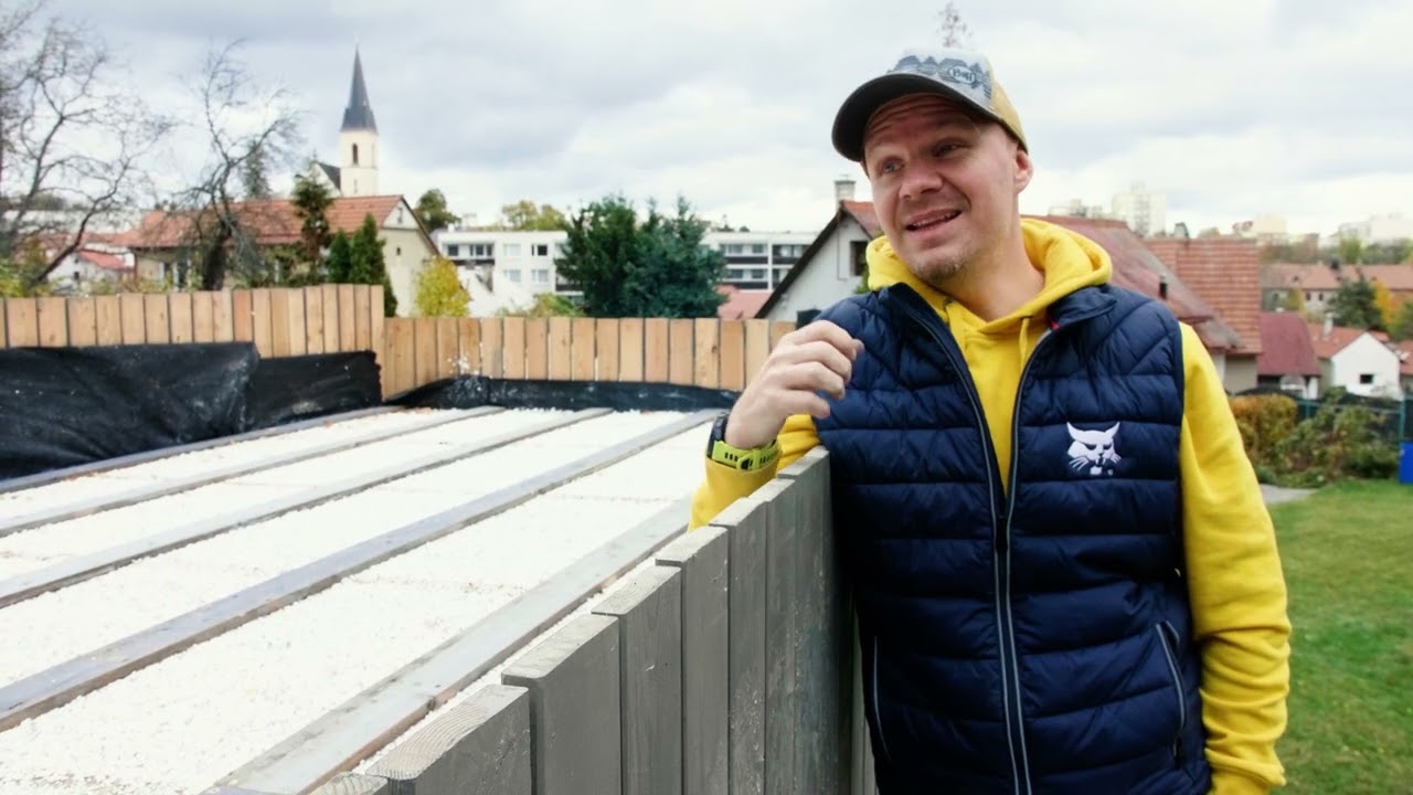 Zateplení kontejneru - zalití materiálem ThermoWhite