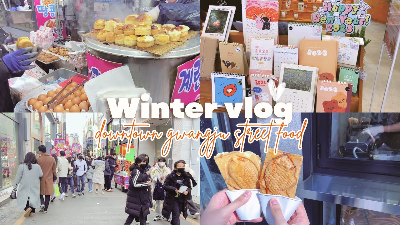 Downtown Gwangju street food