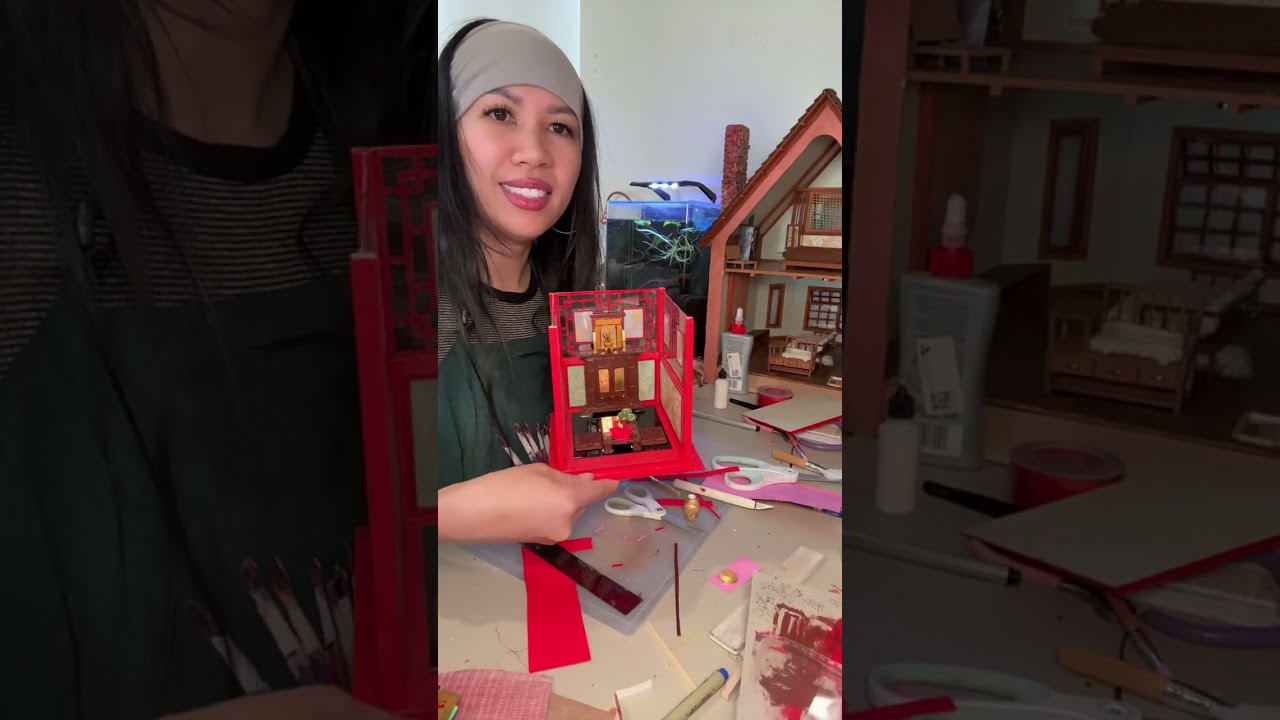 Crafting with Phebe is live! DIY miniature dollhouse builds