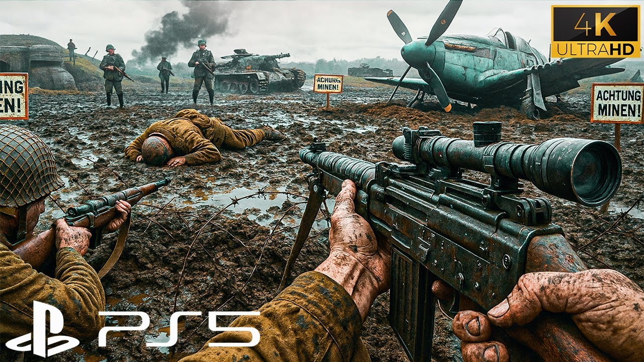 Americans Fallen into German's Land , Kill or be Killed | Battlefield 4K Ultra Graphics Gameplay