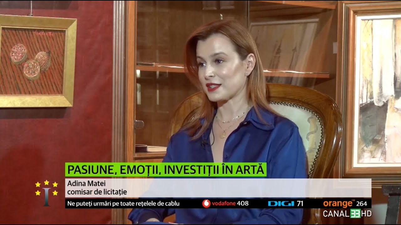 Licitația de Artă - Interviu cu Cel mai cunoscut Comisar de Licitație din România, Adina Matei