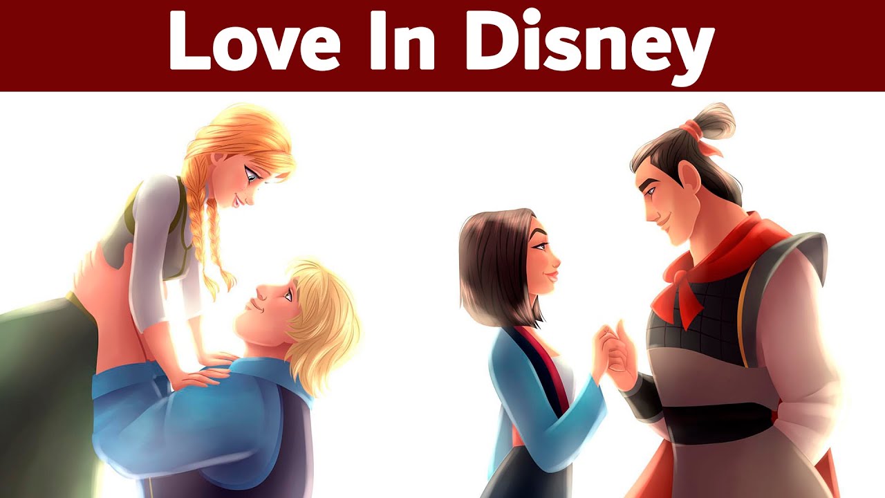 Disney Princesses in Love ❤️ Funarts by @archibald.art