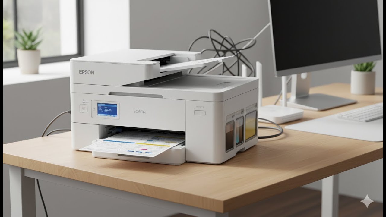 Epson EcoTank ET-3843 Review | Wireless Cartridge-Free Supertank Printer for Home Office 🔥