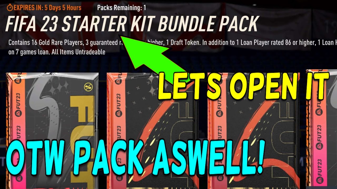 Opening The FIFA 23 Starter Kit Bundle Pack! - OTW Pack Aswell! - Fifa Ultimate Team