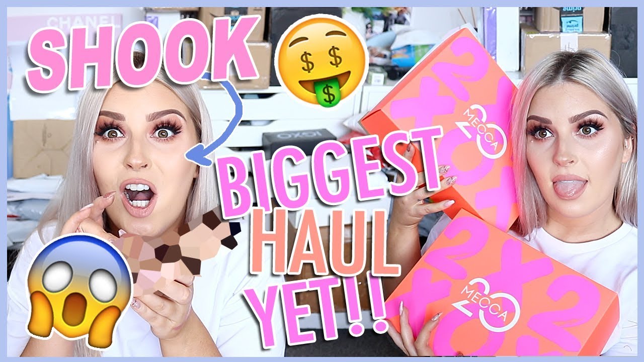 MY BIGGEST UNBOXING FREE SH*T HAUL YET 🔥 New Makeup & MORE!