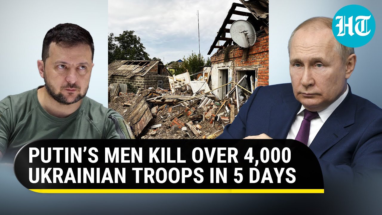 Putin&rsquo;s men kill over 4,000 Zelensky troops in five days; Russia leads offensive in Ukraine