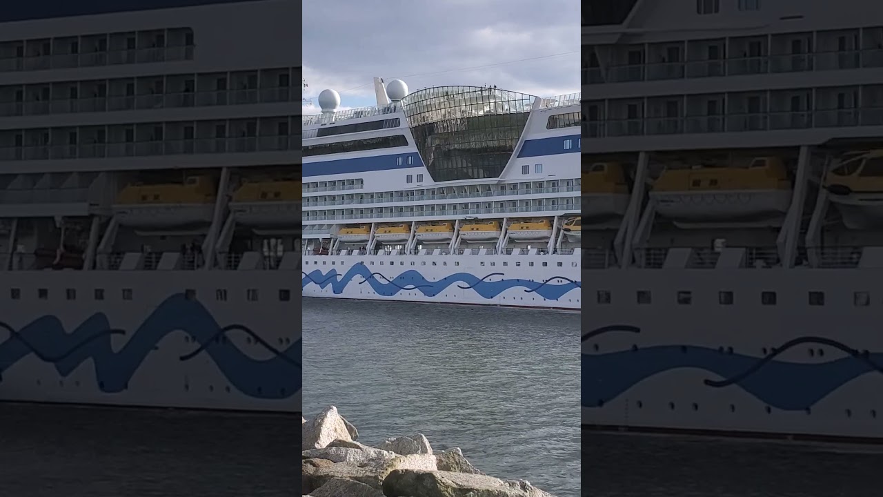 AIDAdiva come back to Warnem&uuml;nde #AIDA #ship #cruise #Warnem&uuml;nde #AIDA cruises #Germany