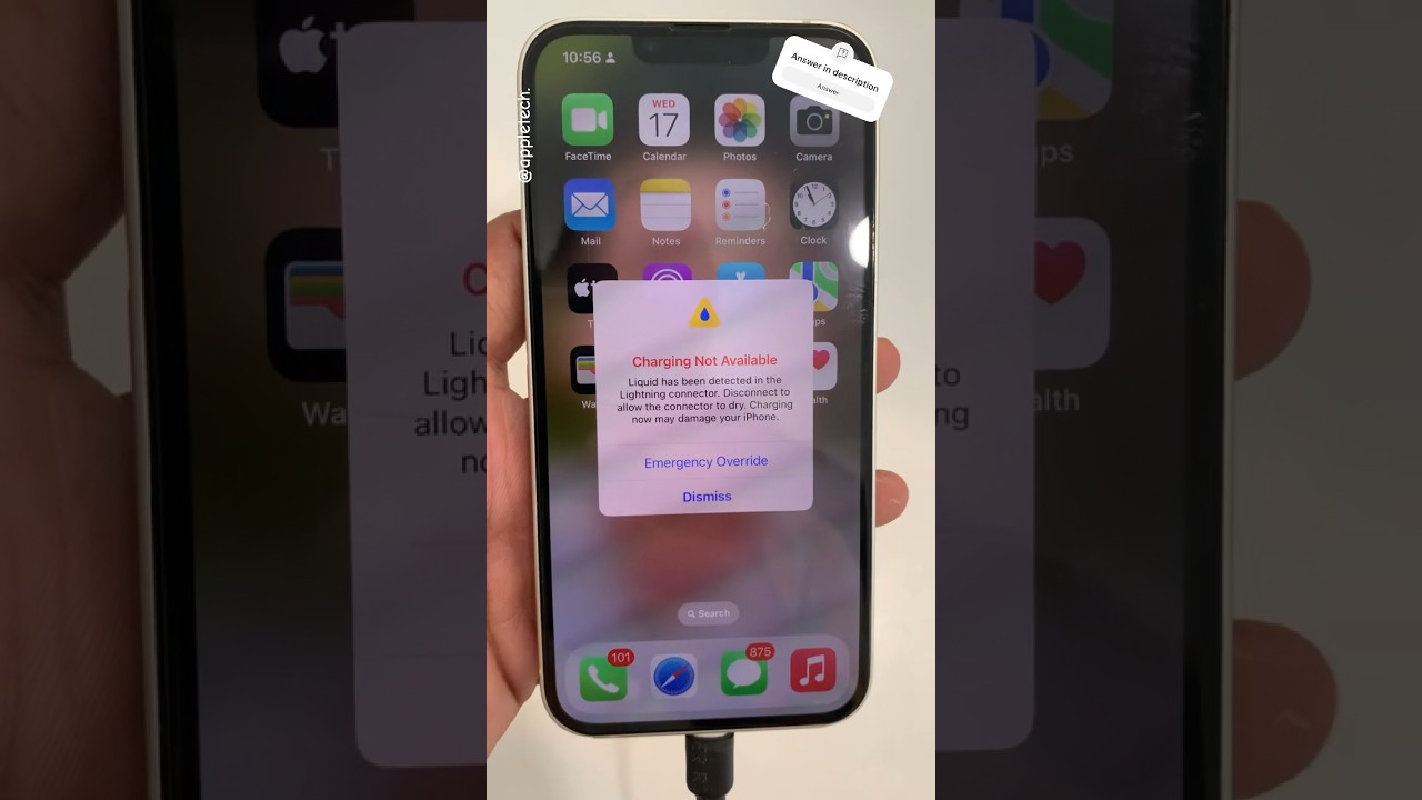 iPhone Liquid detection fix #shorts #short #iphone