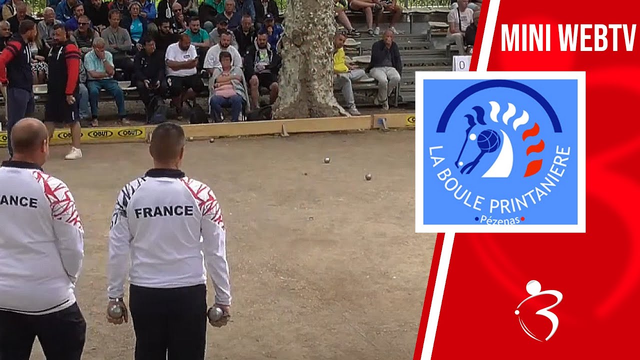 Demi-finale BONETTO vs CLAUDY : 55ème National Triplette Open de Pézenas 2024 - TOP 500 Pétanque