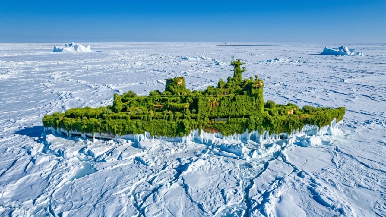 I Turned a Frozen Abandoned Shipwreck Into a Luxury 5-Star Thermal Spa Resort (ASMR)