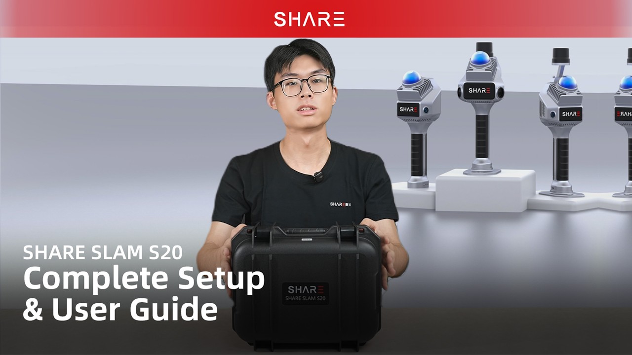 SHARE SLAM S20 Complete Setup & User Guide | From Installation to Point Cloud Processing