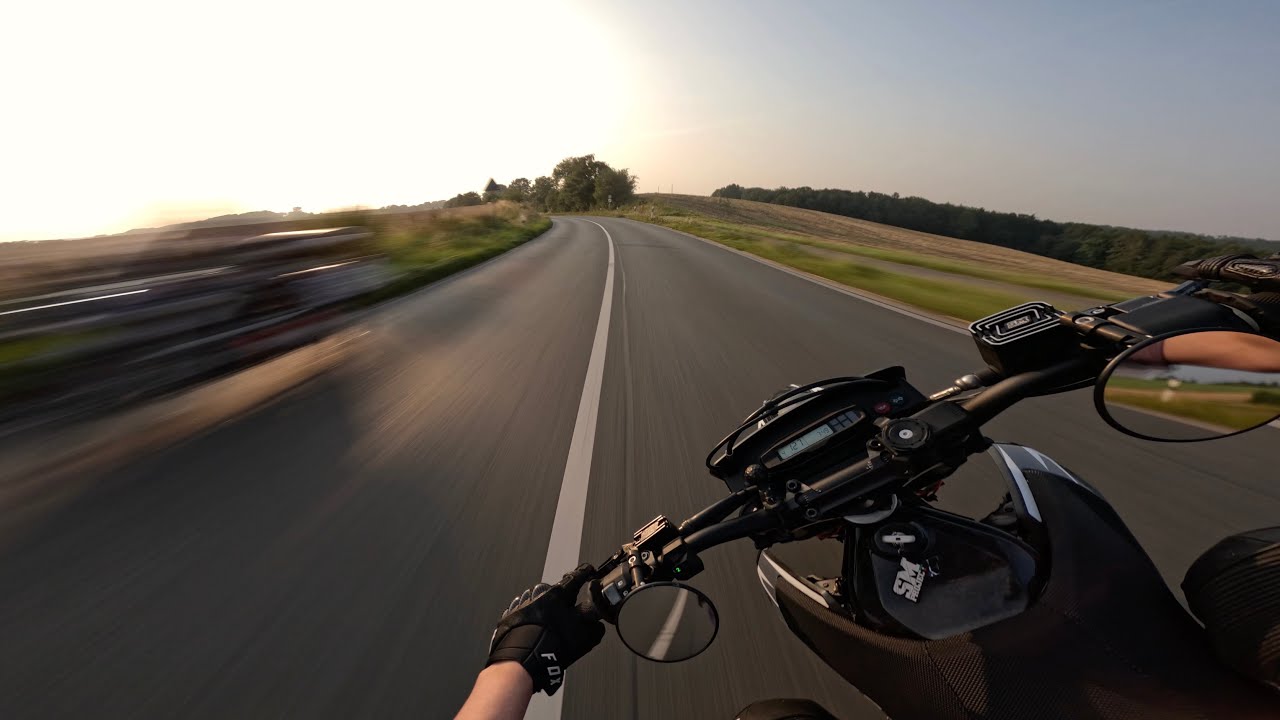 Average ride on my 701 Supermoto/ RAW Exhaust