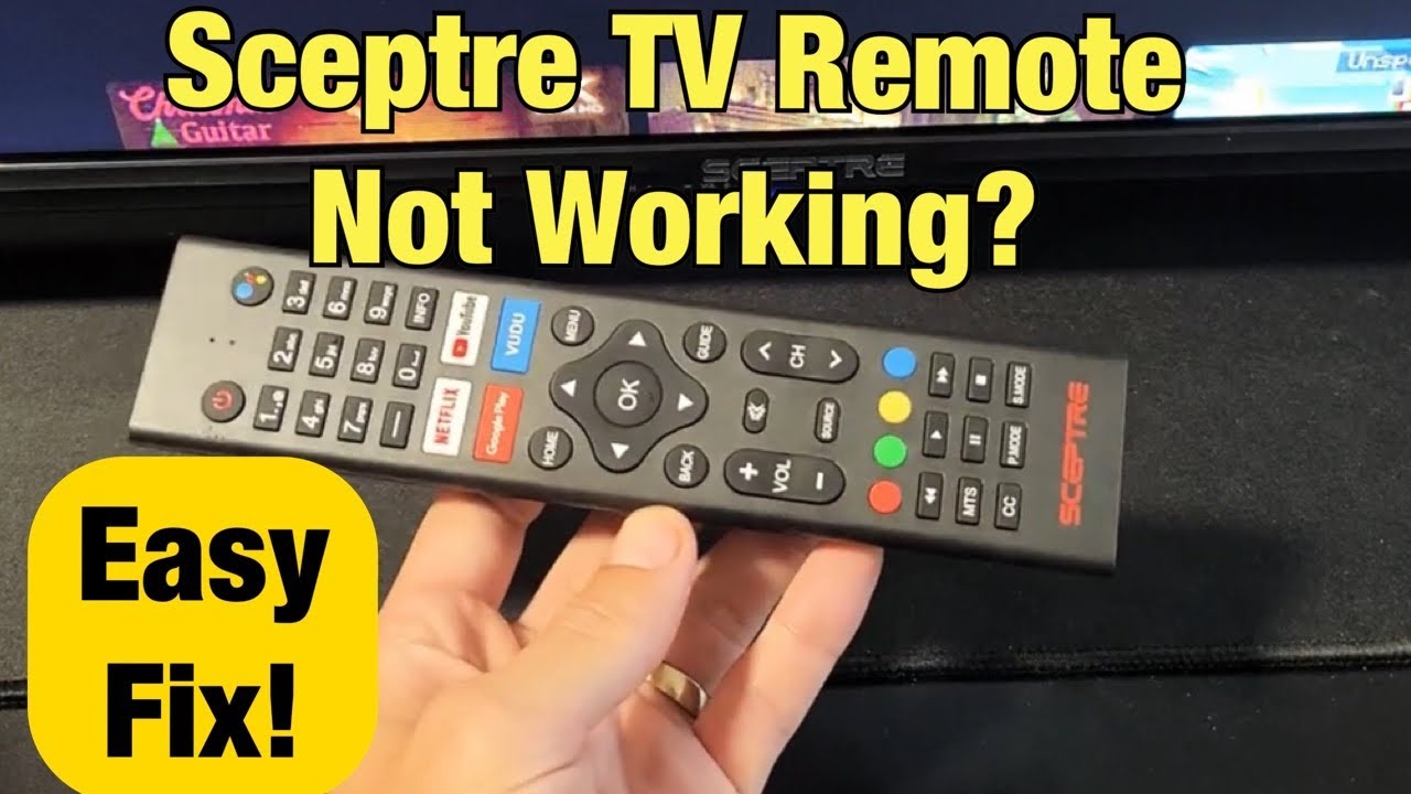 Sceptre TV Remote Not Working? Unresponsive? Slow to Delayed Response? Easy Fix!