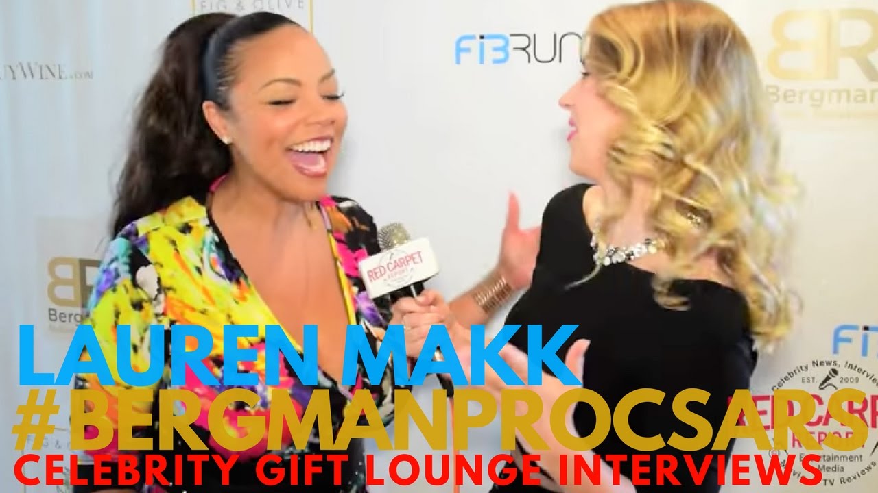 Lauren Makk interviewed at Doris Bergman PR's 9th Style Lounge & Party in Celebration of Oscars