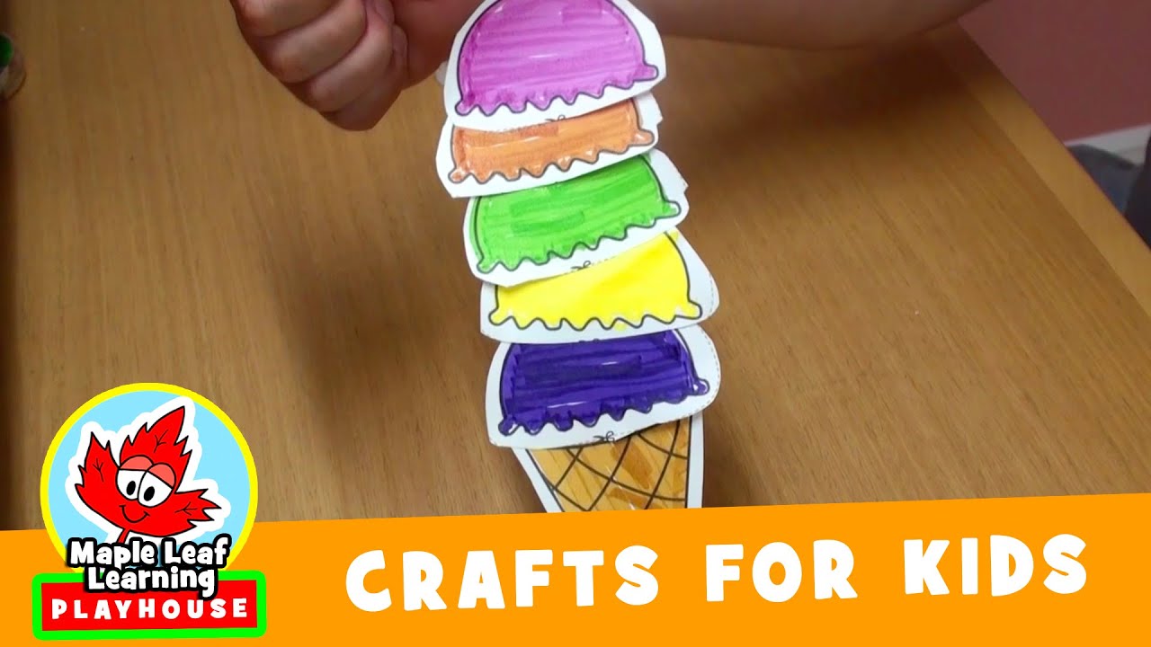 Ice Cream Craft for Kids | Maple Leaf Learning Playhouse