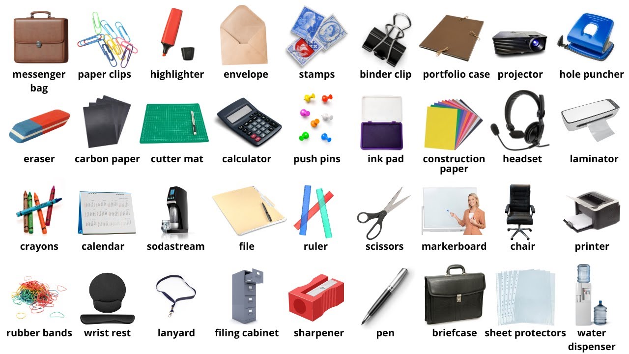 100 Essential Office Vocabulary Words for English Learners