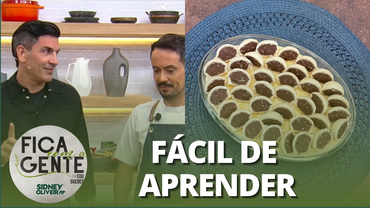 Bombom de travessa: Edu Guedes ensina sobremesa deliciosa | Fica com a Gente