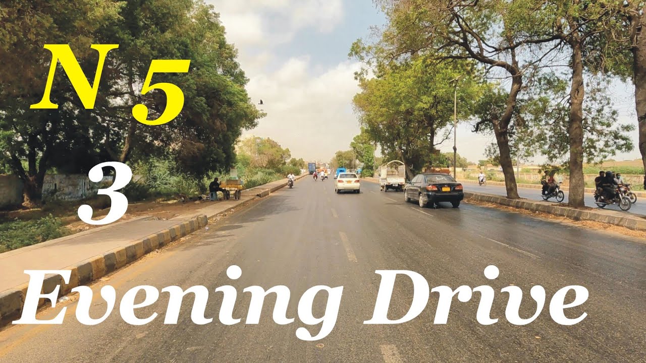 Exploring Karachi Sightseeing Video | Shah Latif Town N5 Area | Beautiful Evening On Karachi Roads