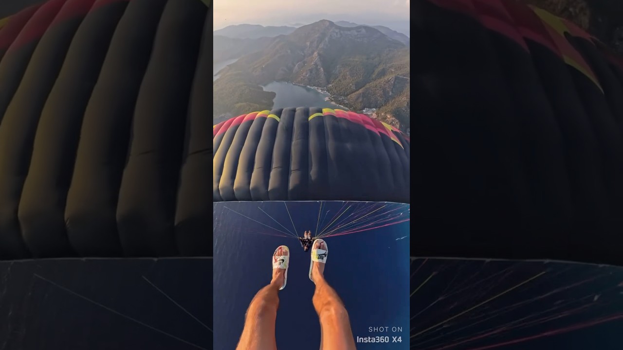 Beautiful Paragliding at &Ouml;l&uuml;deniz, T&uuml;rkiye 🇹🇷