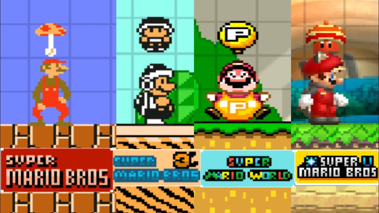 TODOS OS POWER UPS DO SUPER MARIO MAKER WORLD ENGINE
