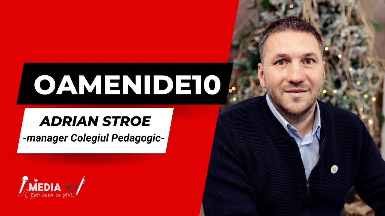 Adrian Stroe, directorul care a digitalizat Colegiul Pedagogic Craiova
