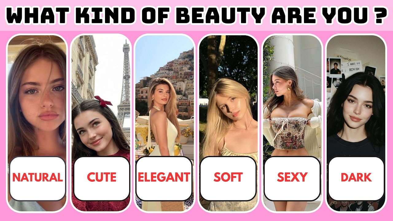 WHAT KIND OF BEAUTY ARE YOU ? | Aesthetic Personality Test Quiz