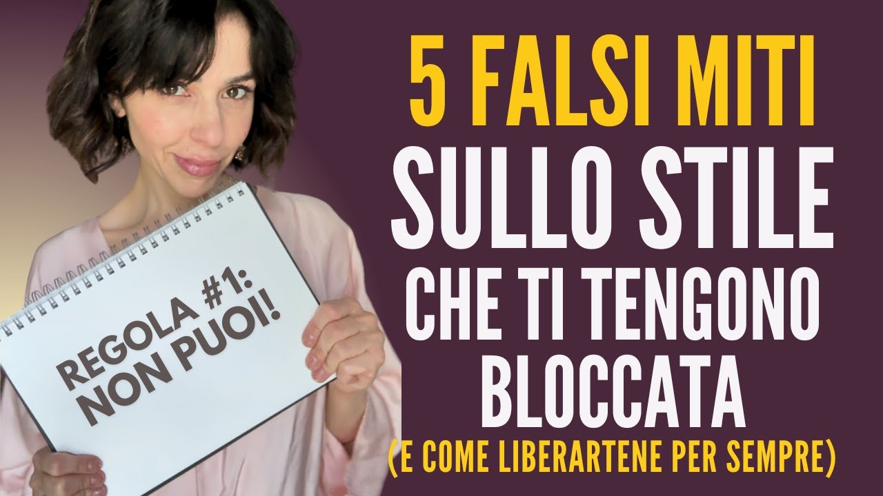 Svelati i falsi miti sullo STILE che ti BLOCCANO senza che tu lo sappia (over 40 edition)