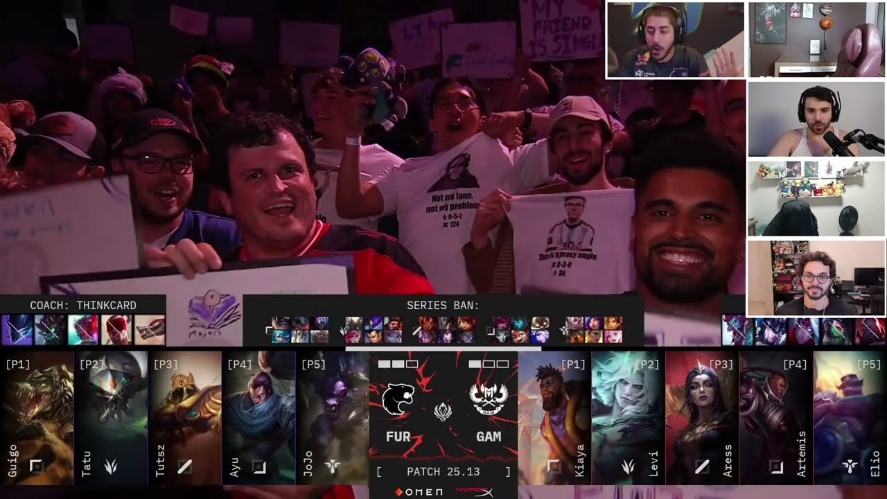 FURIA x GAM  | Jogo 4 - MD5 | Play-in - MSI 2025 | Ilha das Lendas