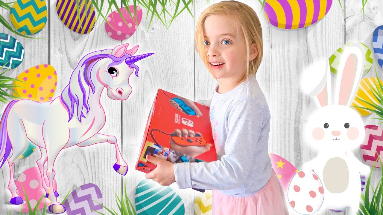 Paulina (4 Jahre) sucht und zeigt ihre Ostergeschenke 🎁 🐣