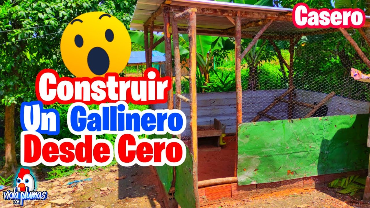 como hacer un gallinero casero MUY FACIL