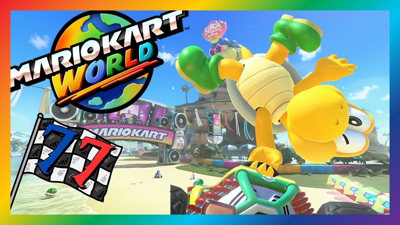 🌏Mario Kart World🌏 Folge 77 | Freies Fahren zum Koopa Strand mit Koopa