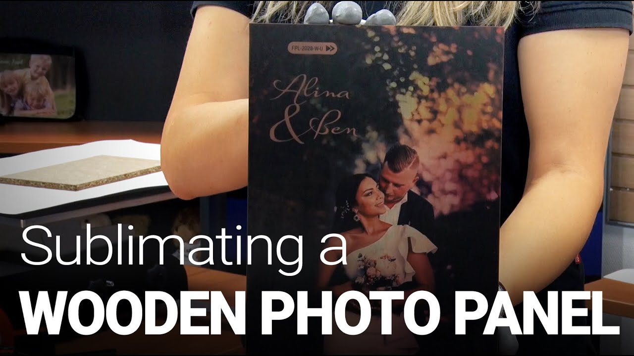 How to sublimate on natural birch plywood photo panels
