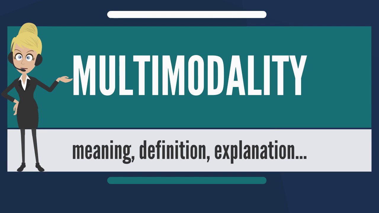 What is MULTIMODALITY? What does MULTIMODALITY mean? MULTIMODALITY meaning & explanation