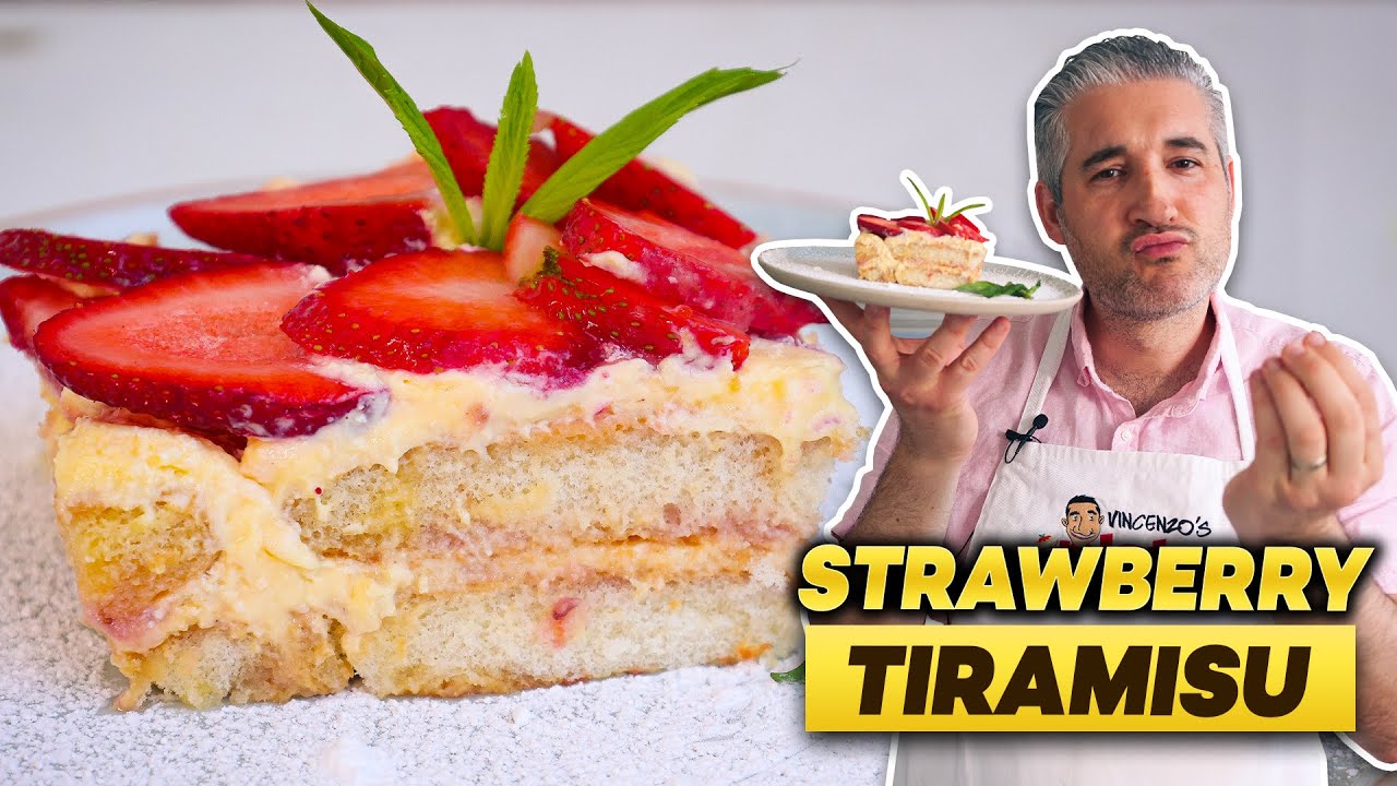 How to Make STRAWBERRY TIRAMISU Like an Italian