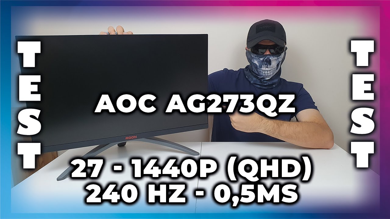 Test monitora AOC AG273QZ (27&rdquo;, 1440p, 240Hz, 0,5ms). Monitor dla graczy.