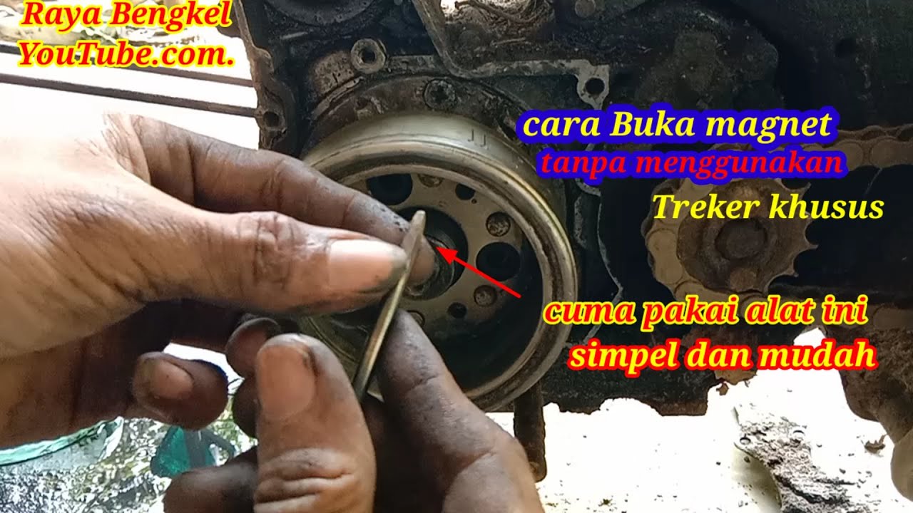 Cara Bongkar magnet tanpa menggunakan treker khusus#Raya bengkel