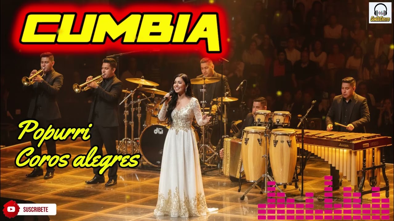 Cumbia Cristiana 2025 | Popurrí de Coros | Música que alegra tu día
