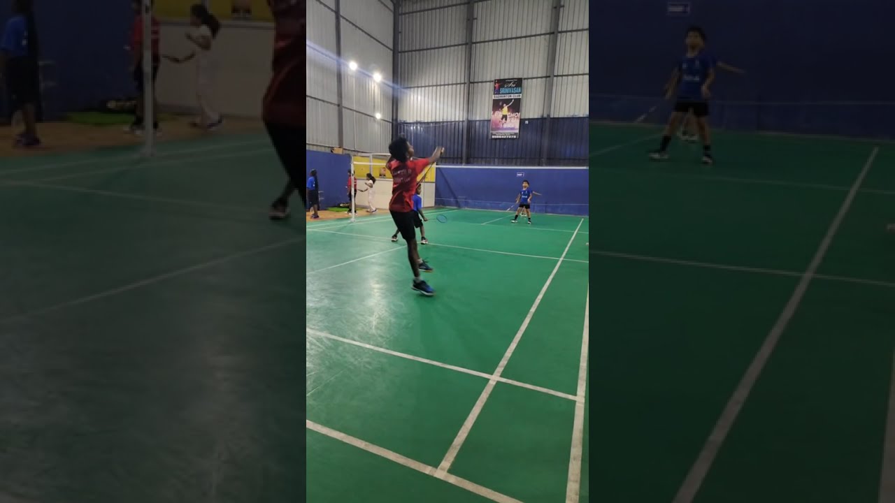 HOMI Badminton practice Match🏸