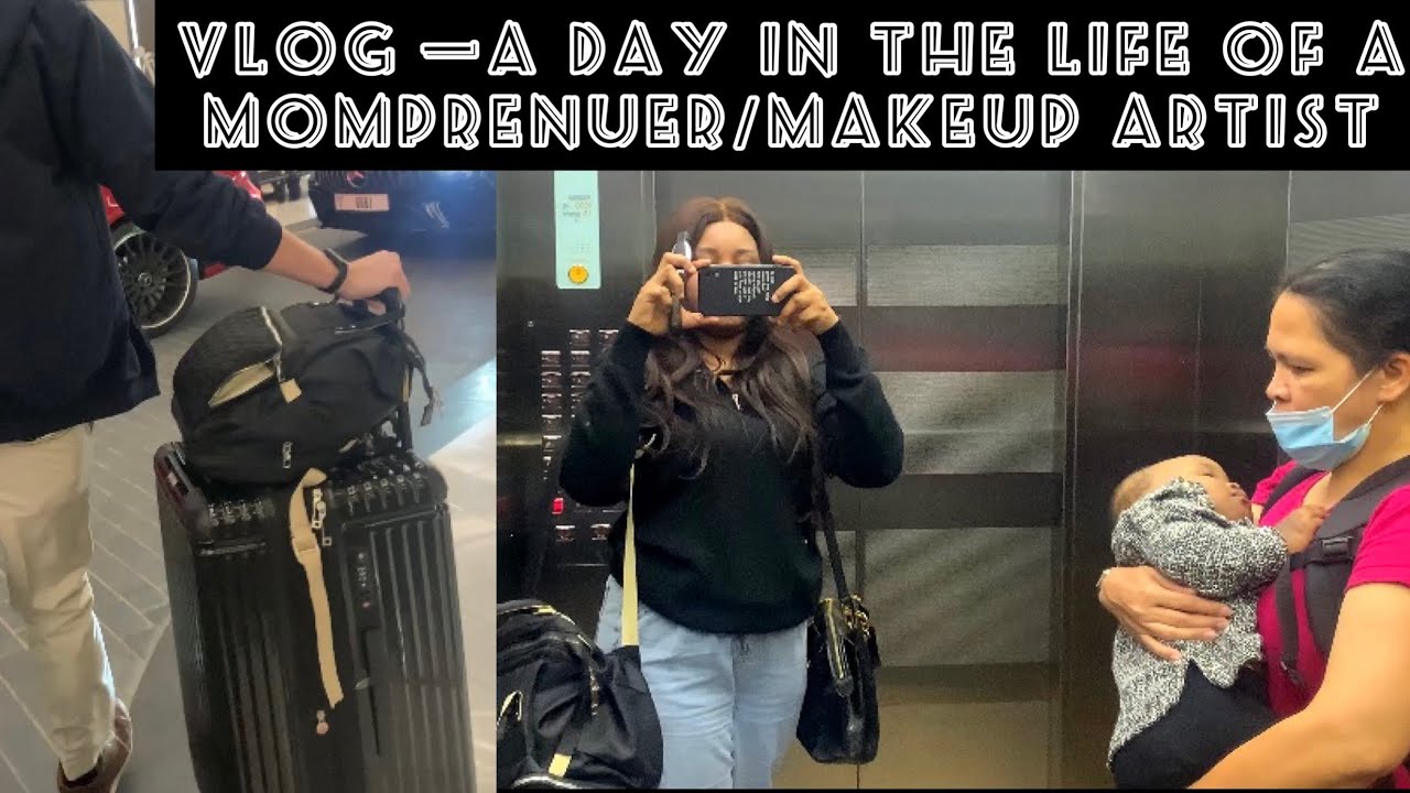 DUBAI MAKEUP VLOG|| A DAY IN THE LIFE OF A MOMPRENUER/ MAKEUP ARTIST IN DUBAI