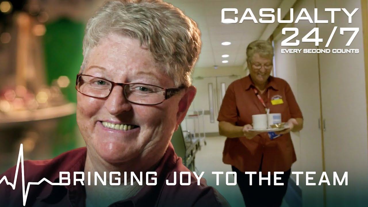 ❤️ Every Hospital Needs A Jane -  Volunteer Jane Allen At Barnsley Hospital ☕️ 🥪| Casualty 24/7