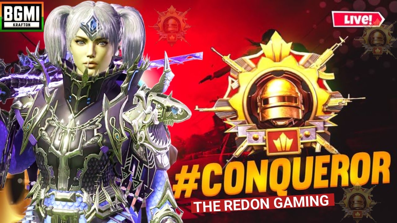 🔴LIVE ! CONQUEROR RANK PUSH 🔥 RANK PUSH GAMEPLAY | ROAD TO CONQUEROR #bgmi #live