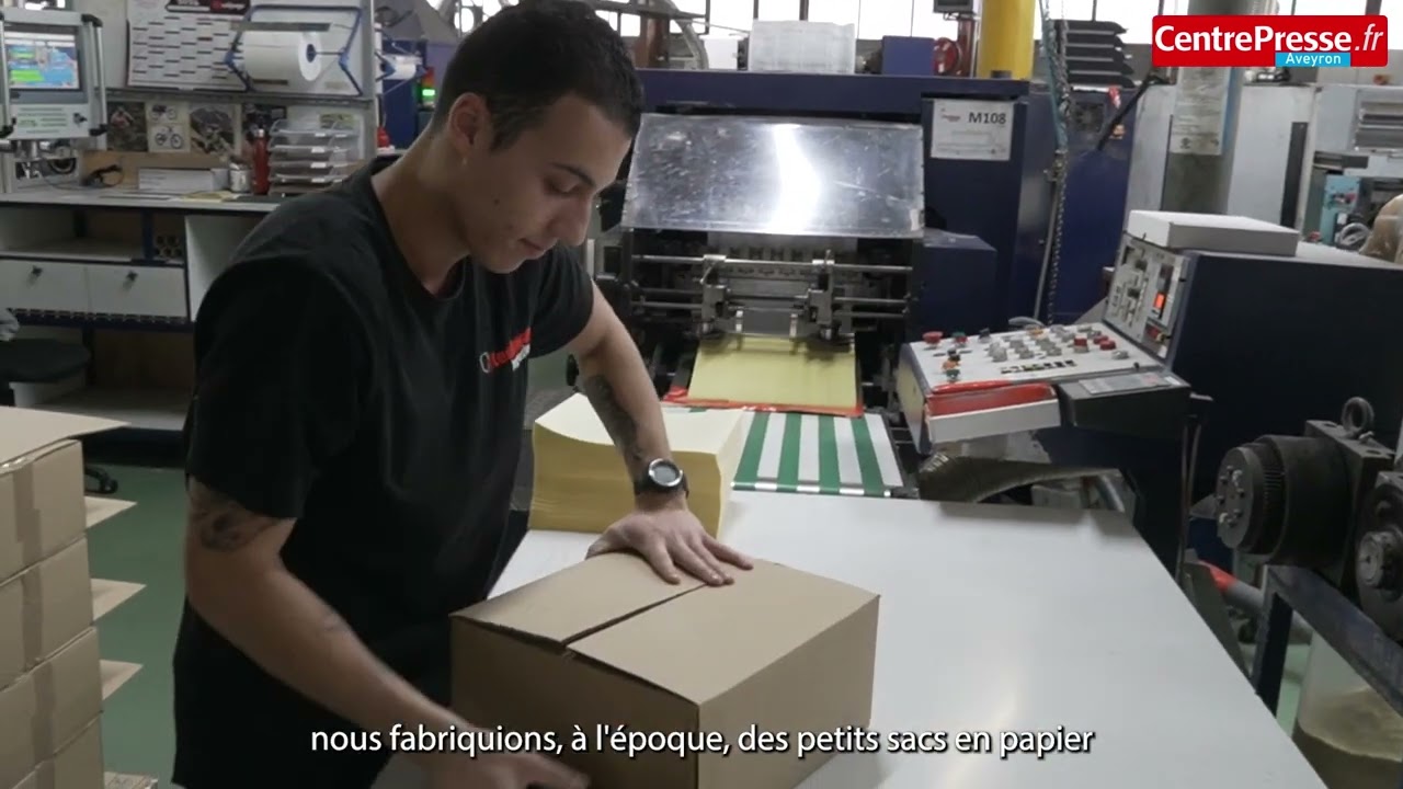 Techmay Logetic à Millau, l'un des leaders français des étiquettes adhésives, se met au vert