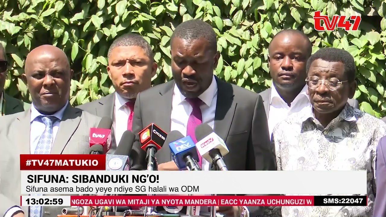 Sifuna: Mimi bado ndiye SG halali wa ODM