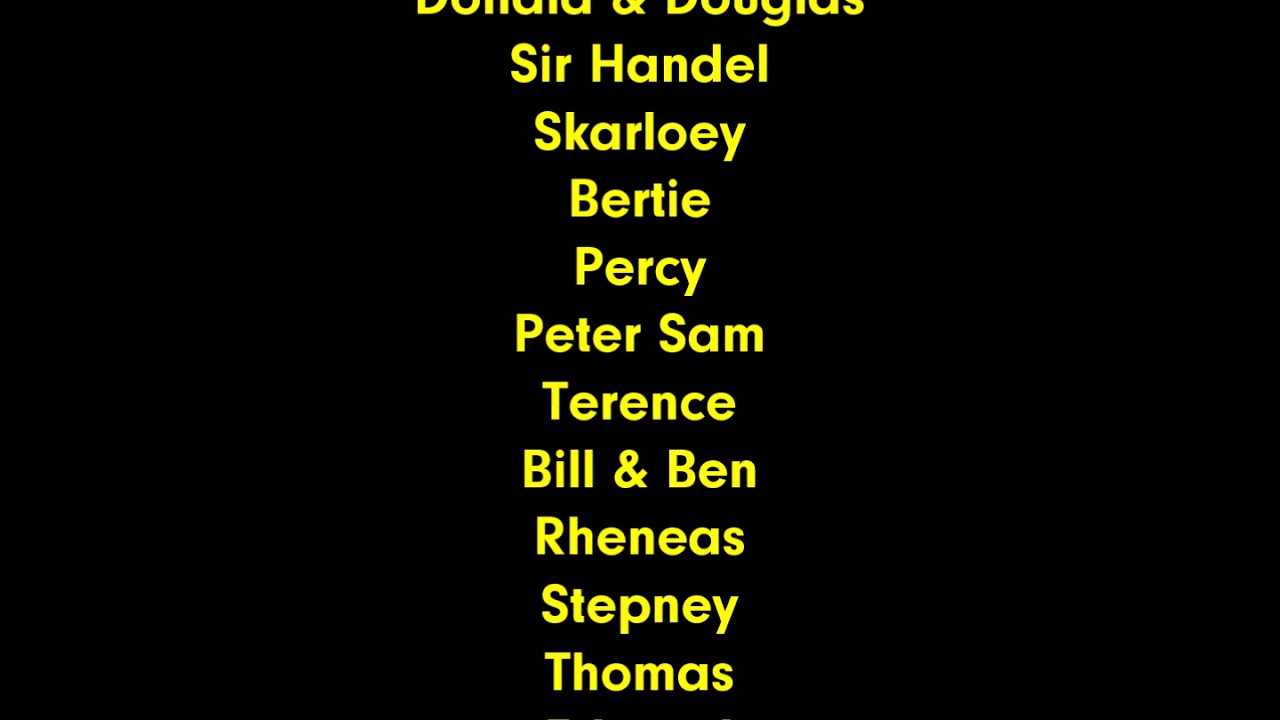Thomas & Friends  The Gallant Old Engine & Other Thomas Stories Nameplates