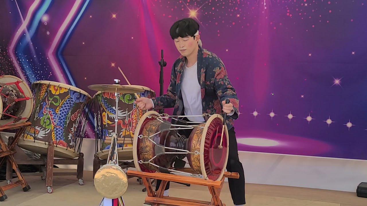 #보람이품바🎷오작교 노래에 맞춰 장구공연👍