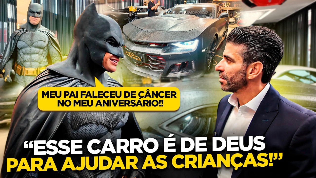 BATMAN VEIO NA TCAR COM SEU CAMARO