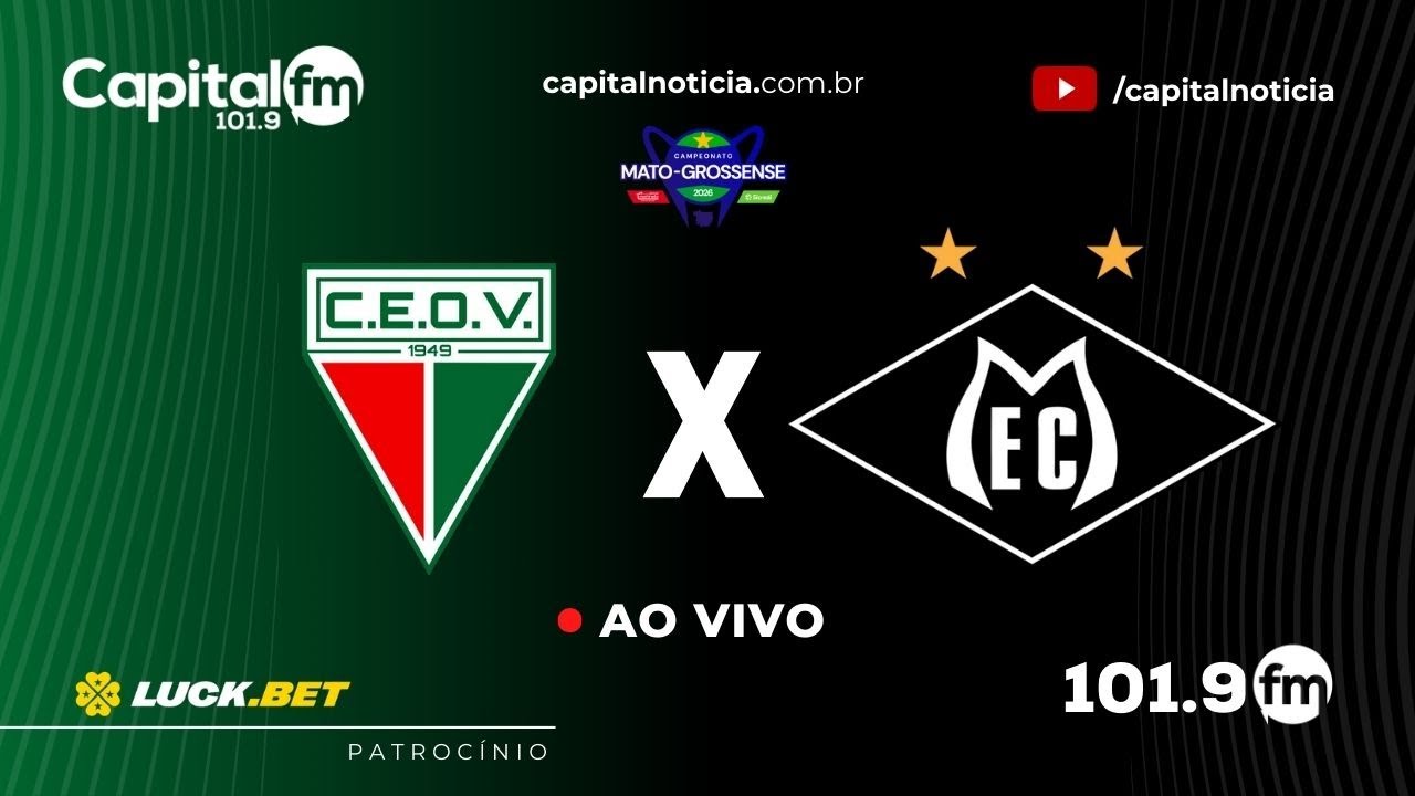 TRANSMISSÃO AO VIVO - Operário x Mixto - SEMIFINAL do Campeonato Mato-grossense (ida) - 14/02/2026