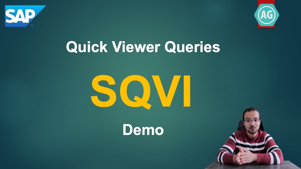 Create a Quick Viewer Query in SAP S4HANA: SQVI Full Demo