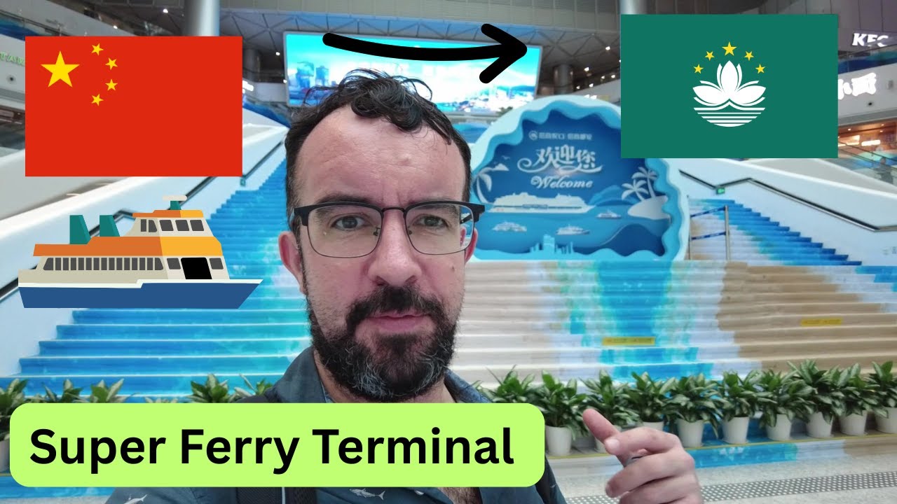 Shenzhen to Macau Ferry (Shekou Port unbelievable!)