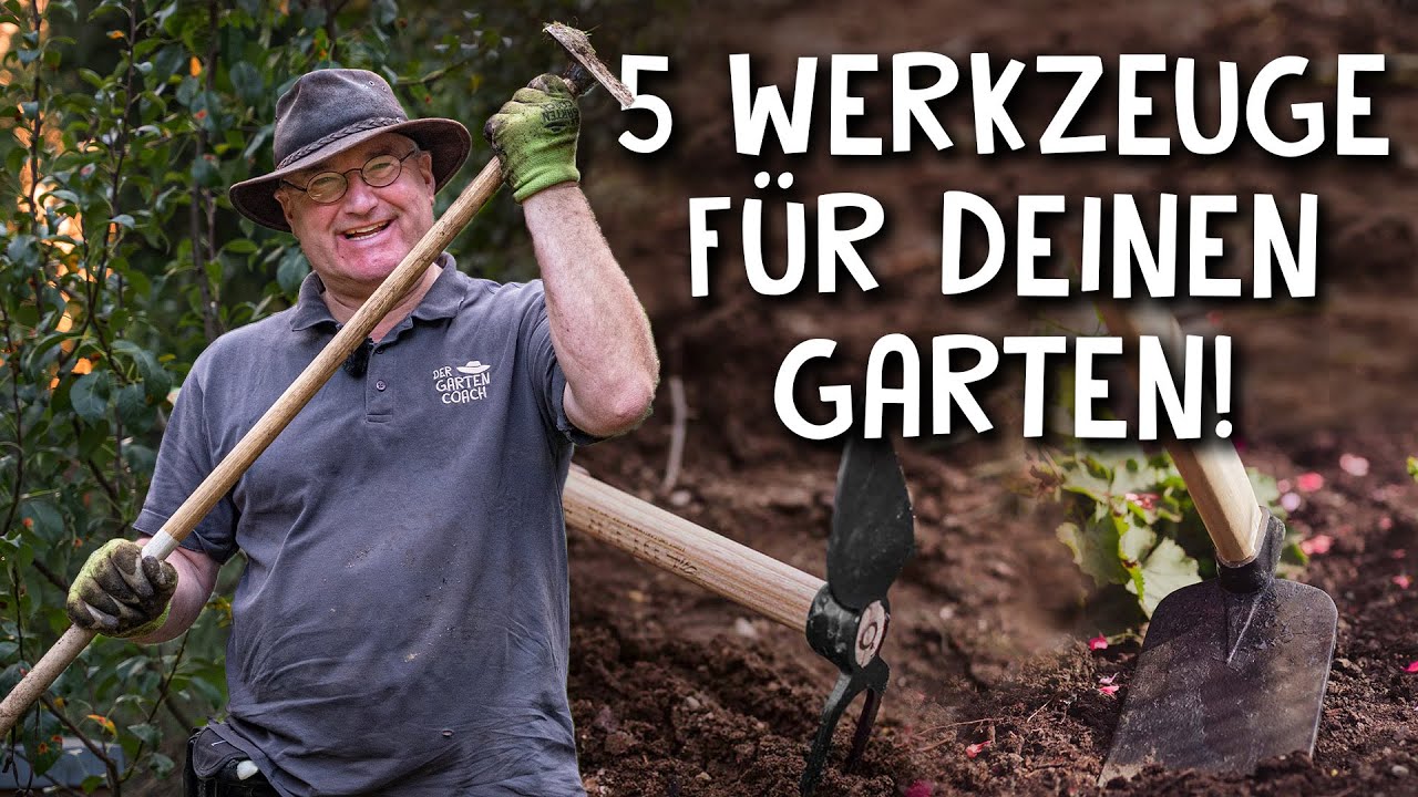 Gartenwerkzeuge für jede Aufgabe! ⛏ - So setzt du Schaufel, Hacke und Co. richtig ein